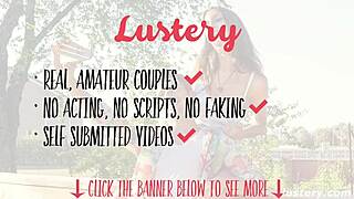 Matthias and Erin in Lustery submission 556, exploring their homemade sex scene