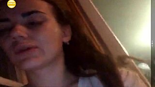 Sexy Young Brunette Shows Big Tits On Webcam.