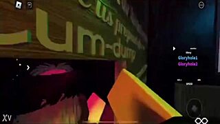 Having sex with bunny friend in Roblox