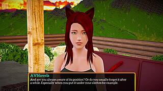 Teen Brunette Plays Game with Big Tits and Ass