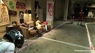 Lesbians fist with dildo 😈