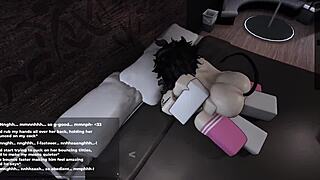 Cute Slut In Roblox Game Tries To Please With Big Ass