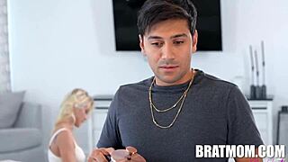 Cherry's craving a creampie from stepson Max in a passionate night