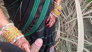 Indian Village Outdoor Public Pissing Scene