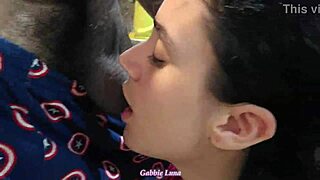 Putting two cocks in Gabbie Luna's face