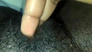 Black Babe Masturbates Wet Pussy Solo With Anal Play Late Night