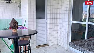 Hired Big-Ass Maid Drives Me Crazy With Her Wet Shorts