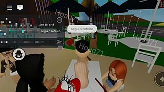 Sexo Em Publico Com Uma Loira Submissa - Brookhaven with Rough Facial Cumshot