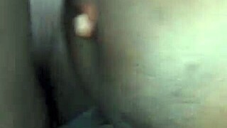 Afroking receives pussy as christmas gift from curvy neighbor