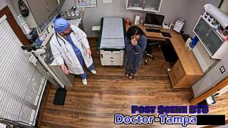 Bratty Orphan Cheerleader Physical Exam