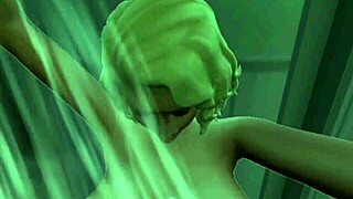 Latina Enjoys Romantic Leather Fantasy In Shower With Anal