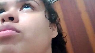 latina shows wet pussy for camera