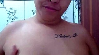 latina shows wet pussy for camera