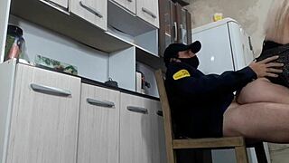 i'm the married milf fucking the doorman bareback, sucking his fat cock