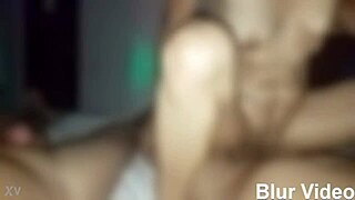 mi hot wife ridin two guys in this threesome, feelin so excited.