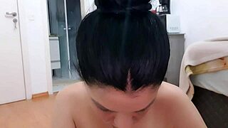 Brazilian babe masturbates during yoga workout.