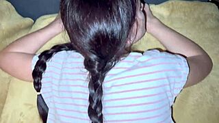 stepsister wouldn't mind spending night with me