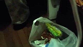 My stepmom's actin' like she ain't lookin' at the dick