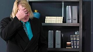 Can Nina White resist her boss's monster cock in this oily Nuru massage?