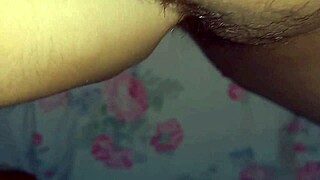 Clit pulsing as latina teases her big hairy pussy with fingers 😏💦