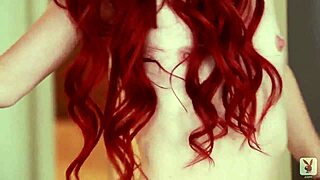 i'm elle alexandra stripping for playboy with clothes ripped