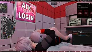 Second life character looks like a hot demon