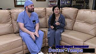 Bratty Orphan Cheerleader Physical Exam