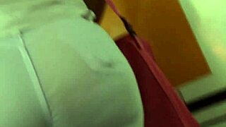 Watch hot amateur flaunts big ass on bus!