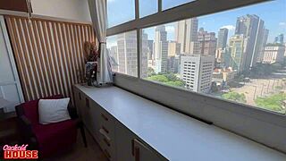 Shy latina raquel turns slutty for assfucking