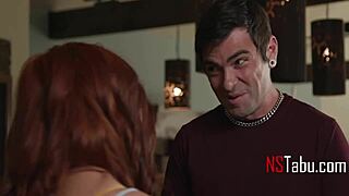 Oh, Watch This Cute Teen Babysitter Strip And Get Her Clothes Ripped By The Client!