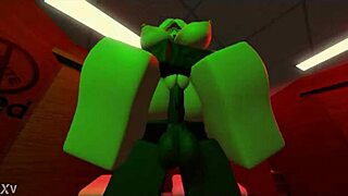 blonde snowbunny gets railed by monster cock