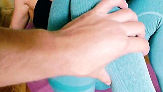 after the gym, she came home and i plunged my cock into her big ass, hardcore fucking all night