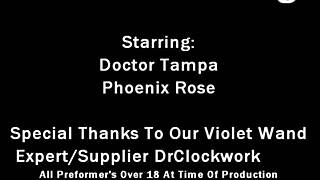Phoenix Rose in Dr Tampa's vibrator humiliation in Florida