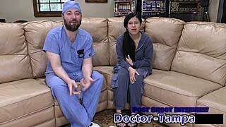 Bratty Orphan Cheerleader Physical Exam