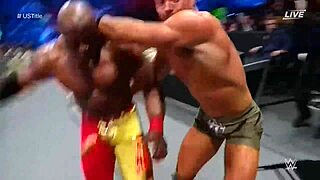 Seth Rollins faces Austin Theory and Bobby Lashley