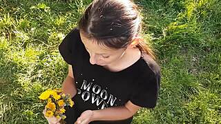 I Gave My Neighbor Flowers and She Thanked Me with Cunnilingus