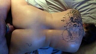 Fat Tattooed BBW Bent Over in Doggystyle Fucking by Jumper247