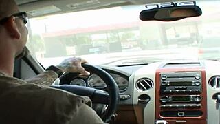 Is Britney Amber's shaved pussy ready for big cock fucking?