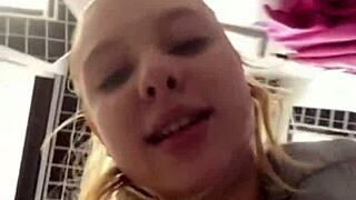 Creampie pussy squirting and fingering in public - who dares?