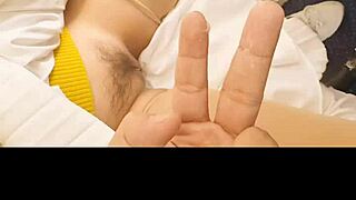 asian teen masturbates wet pussy in loli outfit on plane 😘