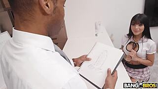 Darrell Deeps calls neighbor for Athenea Rose's huge dick craving!