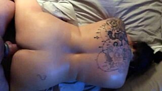 Fat Tattooed BBW Bent Over in Doggystyle Fucking by Jumper247
