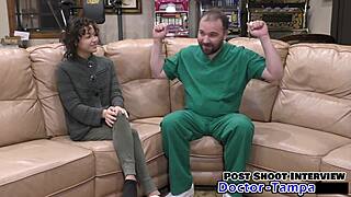 brooklyn rossi has her first gyno exam backstage