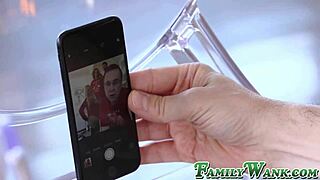 teen riley mae sucking stepbro cock before sex and facial