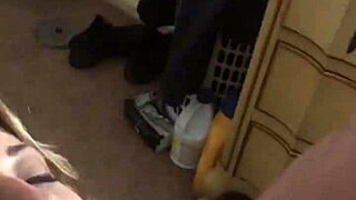 Hot milf eagerly sucks her husband's hard cock with passion 😍