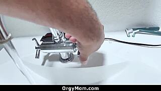 Horny milf makes sex deal with her stepson