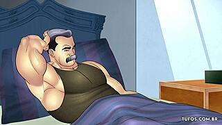 In this animated porn, a guy fucks a MILF and a 20-year-old girl in a casual threesome.