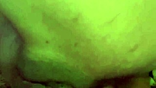 Tattooed woman teases her wet puffy pussy with toys.