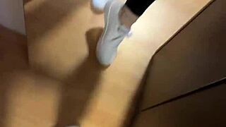 i wake up to girl's smelly socks and nylon feet fetish