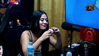 look at monika fox swimming naked in that beautiful pool